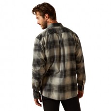 Ariat Men's Clement Shirt (Grey Ombre Plaid)