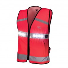 Woof Wear LED Hi Vis Riding Vest (Hi Vis Pink) Woof Wear LED Hi Vis Riding Vest (Hi Vis Pink)
