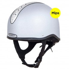 Champion Revolve Junior X-Air Jockey Helmet With Mips (Silver)