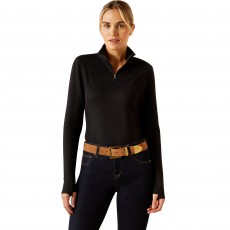 Ariat Women's Lucent 1/4 Zip Baselayer (Black)