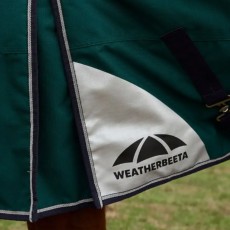 Weatherbeeta Comfitec Plus Dynamic High Neck Turnout 100g (Forest Green/Navy)