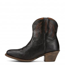 Ariat Women's Darlin Western Boot (Oiled Black)