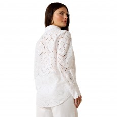 Ariat Womens Millington Longsleeve Blouse (White) Ariat Womens Millington Longsleeve Blouse (White)