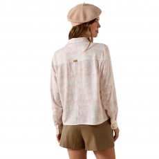 Ariat Womens Rudford Long Sleeve Shirt (Icy Pink Horse Print) Ariat Womens Rudford Long Sleeve Shirt (Icy Pink Horse Print)
