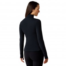 Ariat Womens Solveil 1/2 Zip Long Sleeve Baselayer (Black)