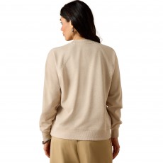 Ariat Womens Victoria Sweatshirt (Khaki Heather) Ariat Womens Victoria Sweatshirt (Khaki Heather)