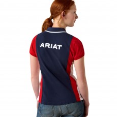 Ariat Youth Taryn Short Sleeve Polo (Team Navy/Red) Ariat Youth Taryn Short Sleeve Polo (Team Navy/Red)