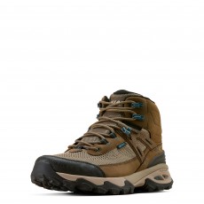 Ariat Women's Traverse Mid Waterproof Hiking Boot (Brown Bark)