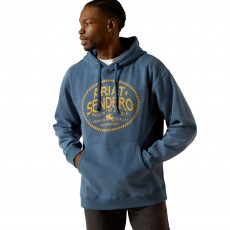 *OUTLET* Ariat Men's Sendero Back in the Saddle Hoodie (Dark Denim)