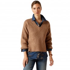 *OUTLET* Ariat Women's Blaydon Sweater (Woodsmoke Heather)