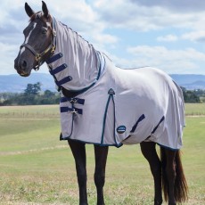 Weatherbeeta ComFiTec Zephyr Fly Sheet Combo (Grey/Navy/Forest Green)
