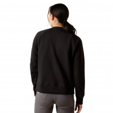 Ariat Women's Rebar Lightweight Fleece Sweatshirt (Black)