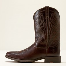 Ariat Men's Sport Herdsman Western Boot (Burnished Chocolate)