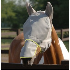 Equilibrium Field Relief Fly Mask Max (Grey/Yellow)