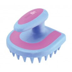 HySHINE Horseshoe Massage Brush (Blue/Pink)