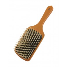 HySHINE Luxury Wooden Mane & Tail Brush (Tan)