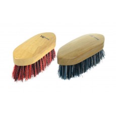 HySHINE Natural Wooden Dandy Brush Small (Teal/Black/White)