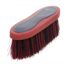 HySHINE Pro Groom Long Bristle Dandy Brush (Navy/Red)