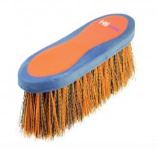 HySHINE Pro Groom Long Bristle Dandy Brush (Navy/Red)