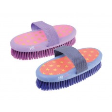 HySHINE Star Easy Grip Body Brush (Pink/Lilac)