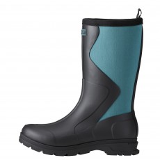 Ariat Women's Springfield Rubber Boot (Black/Dusty Teal)