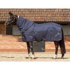 Mark Todd Ultimate Heavyweight Stable Rug Plaid (Navy, Beige & Royal)
