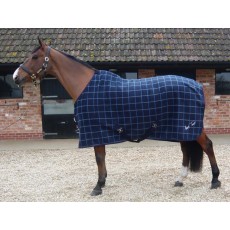 Mark Todd Bonded Fleece Rug (Navy Plaid)