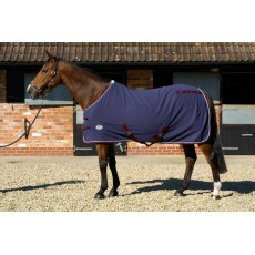 JHL Fleece Rug (Navy, Burgundy & White)