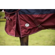 JHL Mediumweight Turnout Rug (Navy & Burgundy)