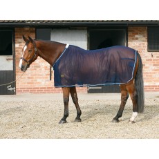 Mark Todd Mesh Cooler Rug (Navy & Silver)