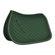 Mark Todd Piped Saddlepad (Green & White)