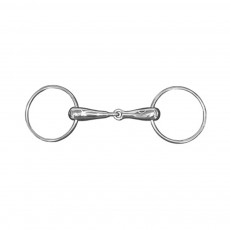 JHL Pro Steel Large Ring Thick Race Snaffle