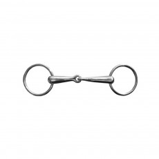 JHL Pro Steel Loose Ring Jointed Snaffle