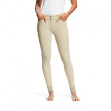 Ariat Women's Tri Factor Grip Knee Patch Breech (Tan)