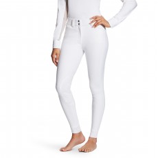 Ariat Women's Tri Factor Grip Knee Patch Breeches (White)