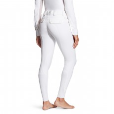 Ariat Women's Tri Factor Grip Knee Patch Breeches (White)