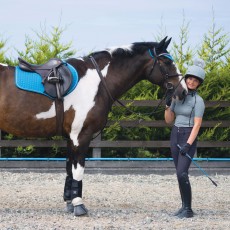 Woof Wear Close Contact Saddle Cloth Colour Fusion (Turquoise)