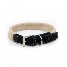 Ralph & Co Flat Rope Dog Collar (Black)