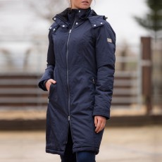 Mark Todd Women's Long Waterproof Performance Coat (Navy)