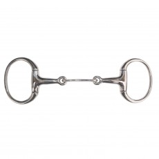 JHL Pro Steel Dr. Bristol Eggbutt Large Plate Snaffle
