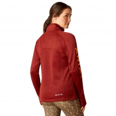 Ariat Women's Tek Team 1/4 Zip (Fired Brick)