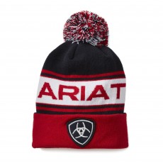 Ariat Team Beanie (Navy/Red)