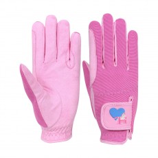 Little Rider Little Show Pony Children's Riding Gloves  (Prism Pink/Cameo Pink)