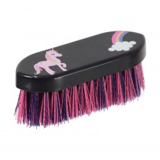 Little Rider Little Unicorn Dandy Brush  (Navy/Pink)