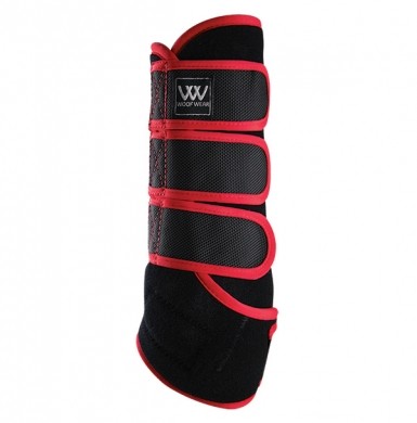 Woof Wear Dressage Wrap Colour Fusion (Black/Royal Red)