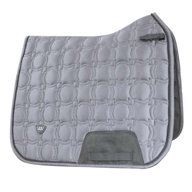 *OUTLET* Woof Wear Vision Dressage Saddle Cloth (Brushed Steel)