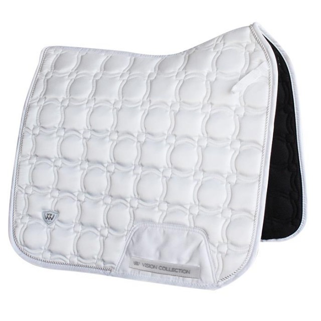 *OUTLET* Woof Wear Vision Dressage Saddle Cloth (White)