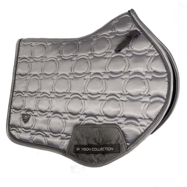 Woof Wear Vision Close Contact Saddle Cloth (Brushed Steel)