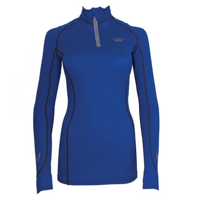 *OUTLET* Woof Wear Ladies Performance Riding Shirt (Electric Blue)