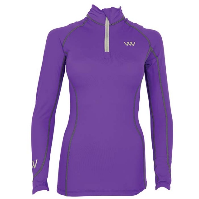 Woof Wear Ladies Performance Riding Shirt (Ultra Violet)